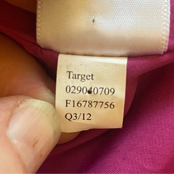 Liz Lange Maternity Tweed Lined Pea Coat Large Wool blend Target - Picture 6 of 11